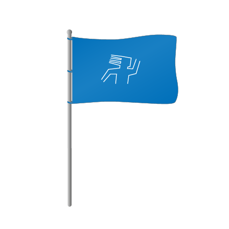 Hissflaggen | B 180 cm x H 120 cm | einseitig bedruckt