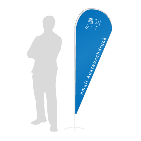 Beachflag Drop Austauschdruck | Small (210 cm) | einseitig bedruckt
